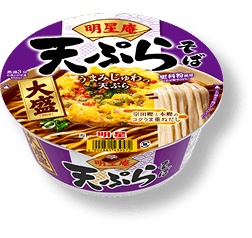 明星庵 天ぷらそば 大盛