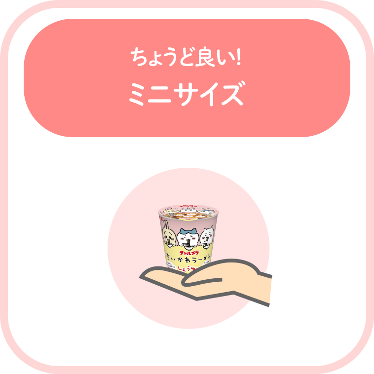 ちょうど良い!ミニサイズ