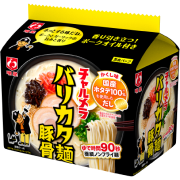 明星 チャルメラ バリカタ麺豚骨 5食パック