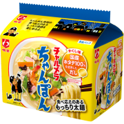 明星 チャルメラ ちゃんぽん 5食パック