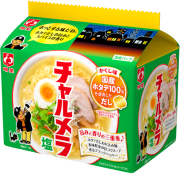 明星 チャルメラ 塩ラーメン 5食パック