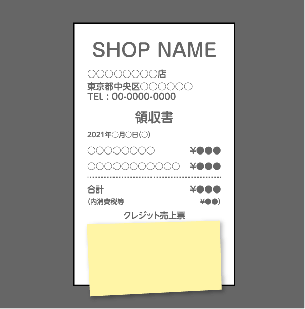 クレジットカードで購入の場合はカード情報部分を隠すか折り曲げて撮影してください